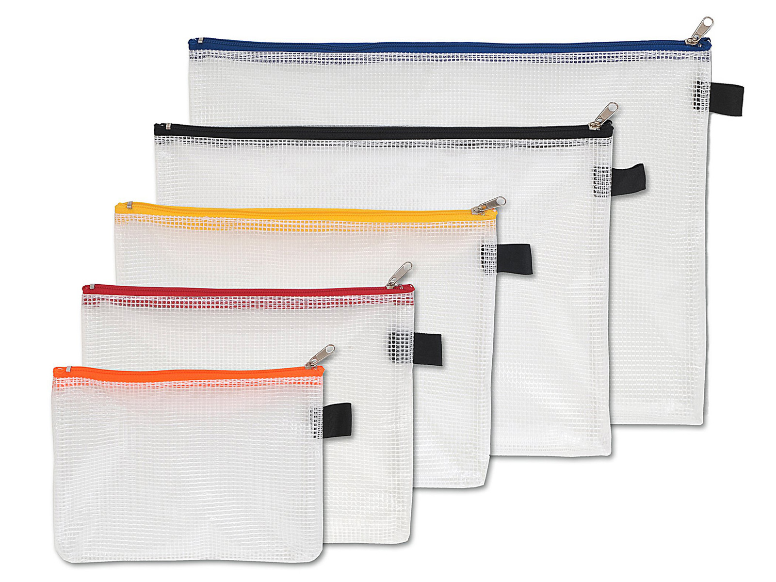 Utensilientasche aus gewebeverstärktem Kunststoff (PVC) mit Reißverschluss Utensilientasche aus gewebeverstärktem Kunststoff (PVC) mit Reißverschluss